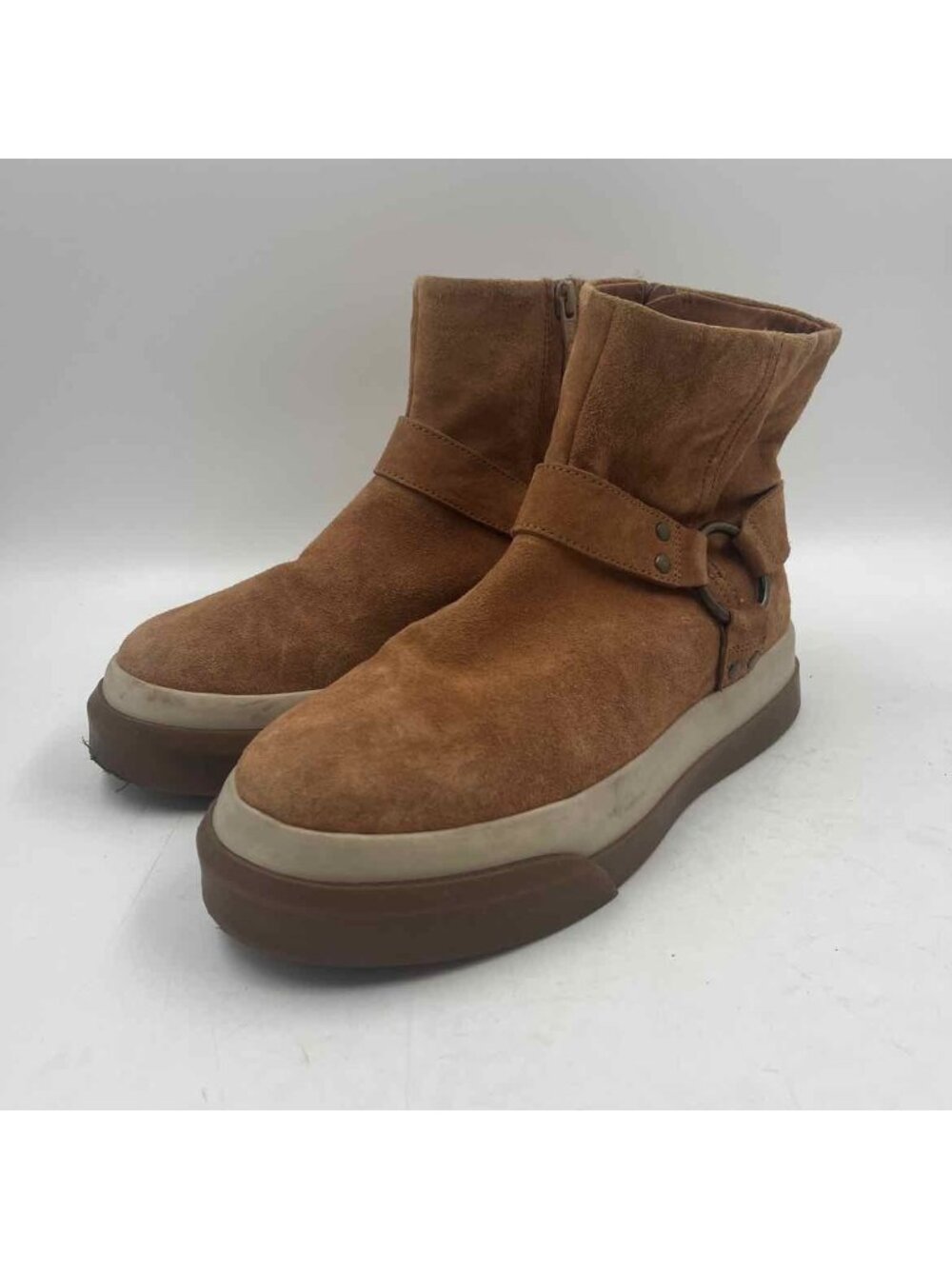 Free People Bodhi Harness Suede Size 8 Caramel Solid Boots